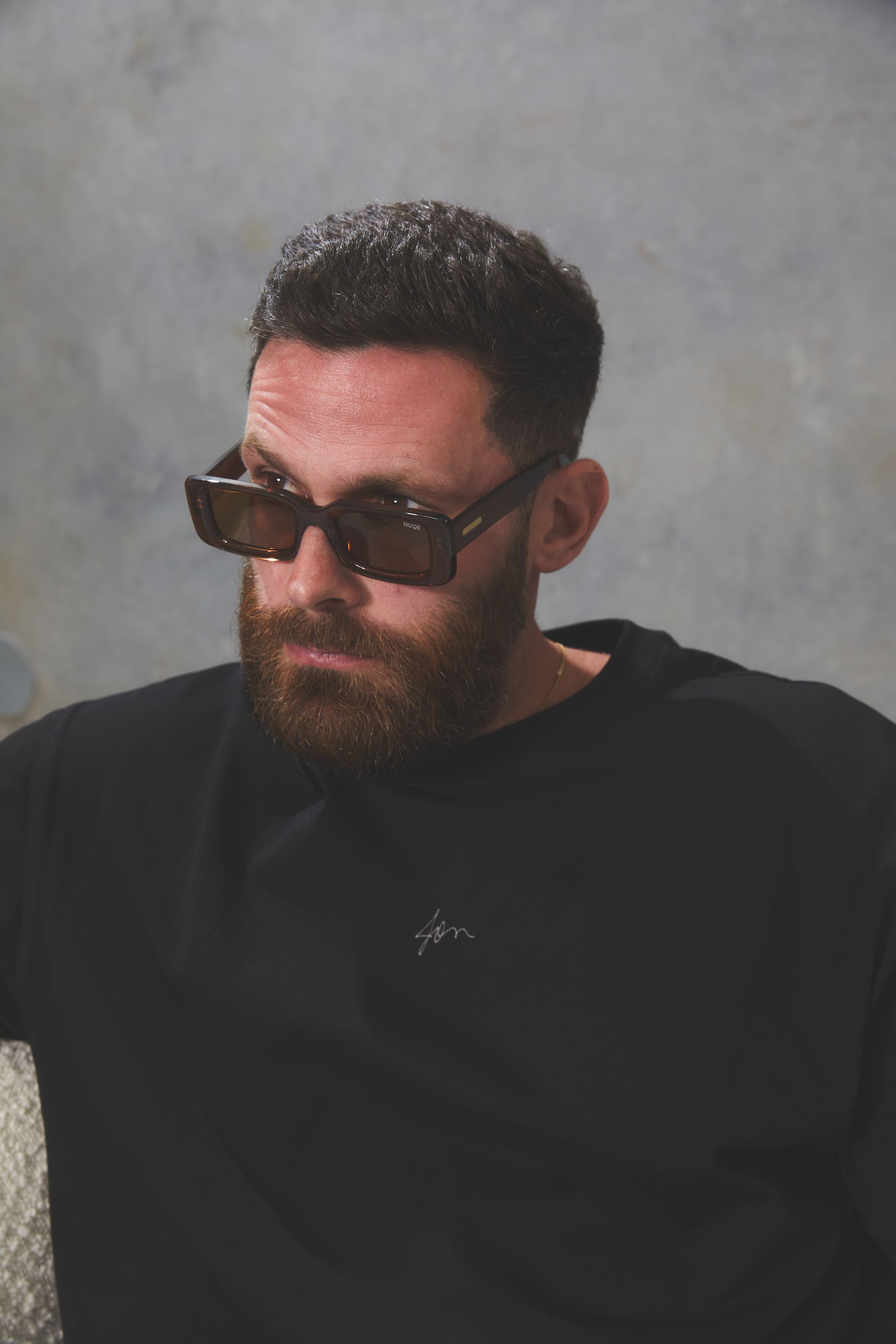Jon Relaxed Tee Black