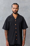 Jon Button Up Black