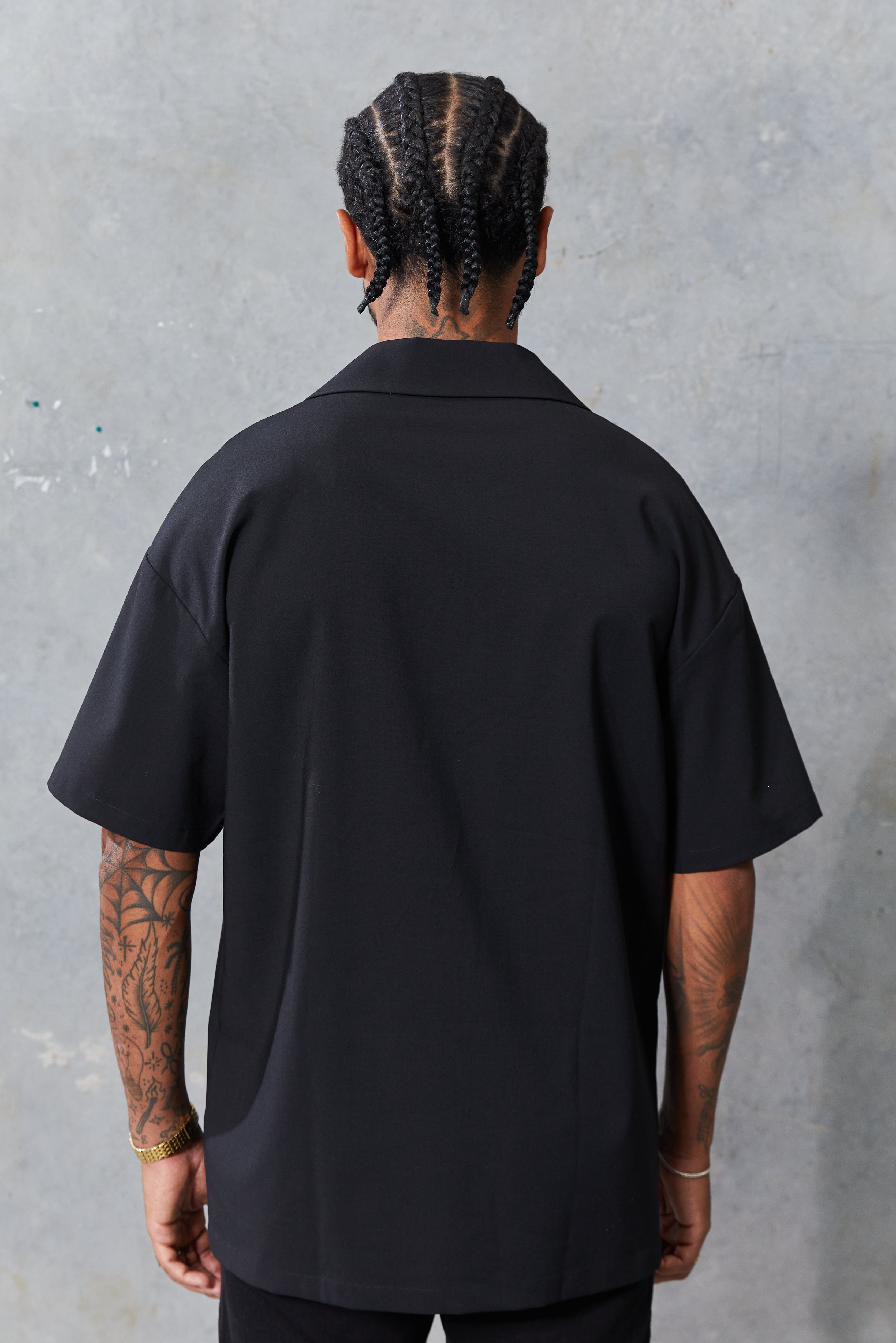 Jon Button Up Black