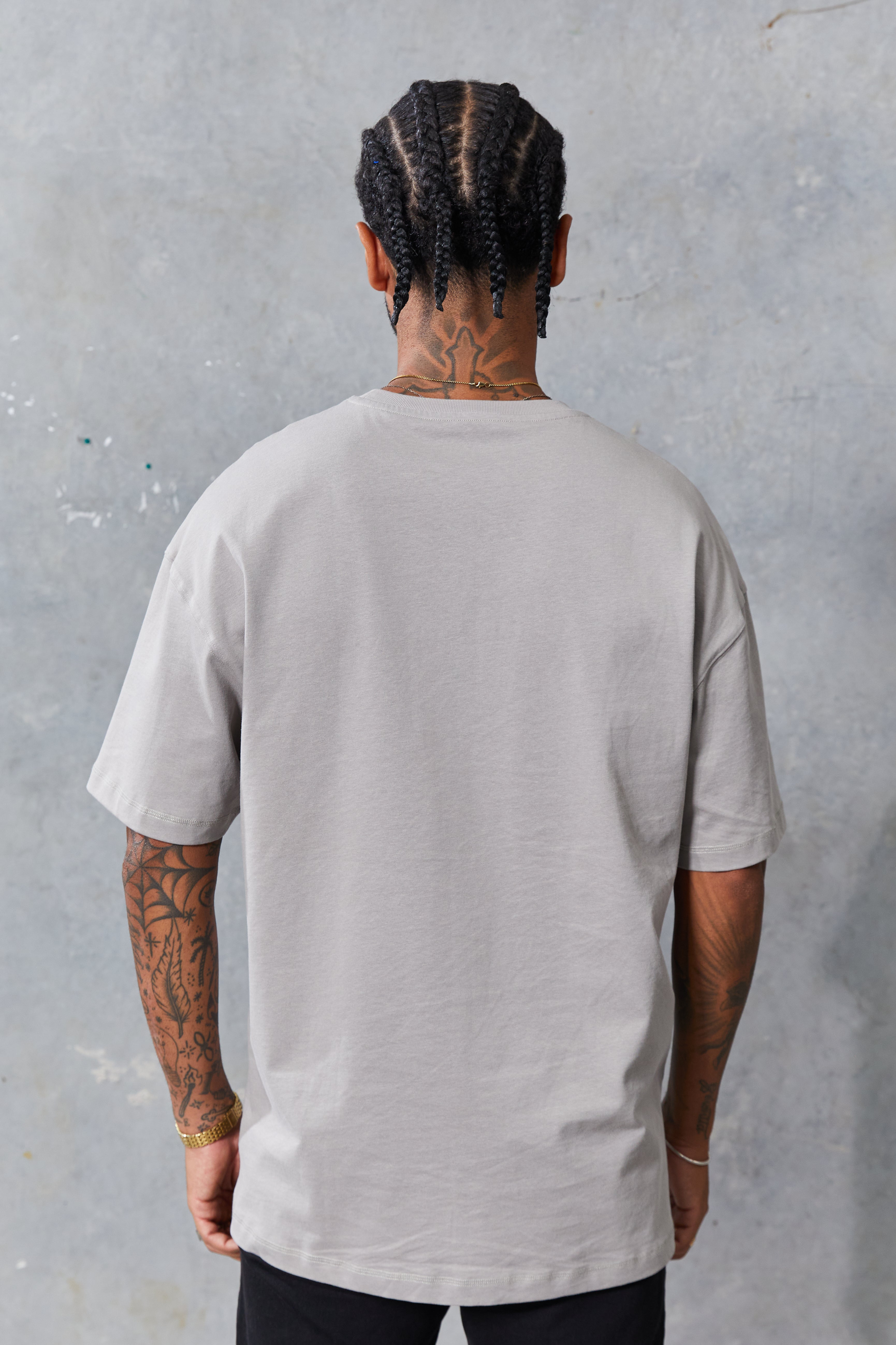 Jon Relaxed Tee Light Grey
